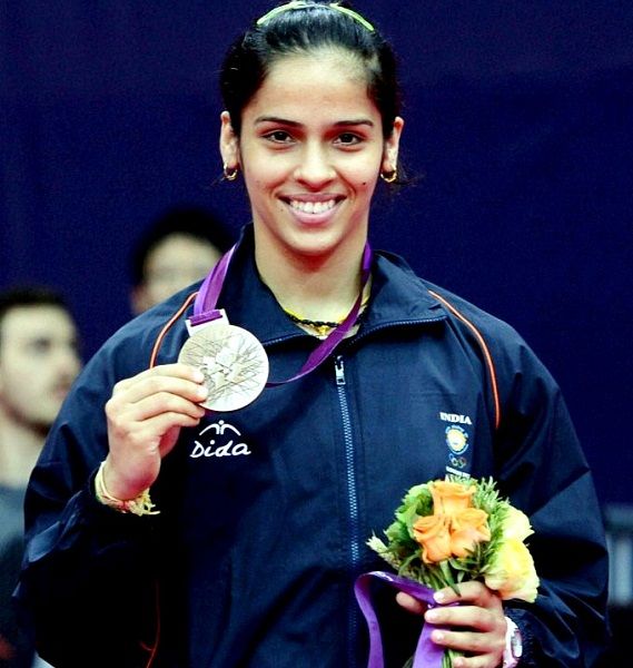 Saina Nehwal was the first Indian women's singles player to win an Olympic medal in London.