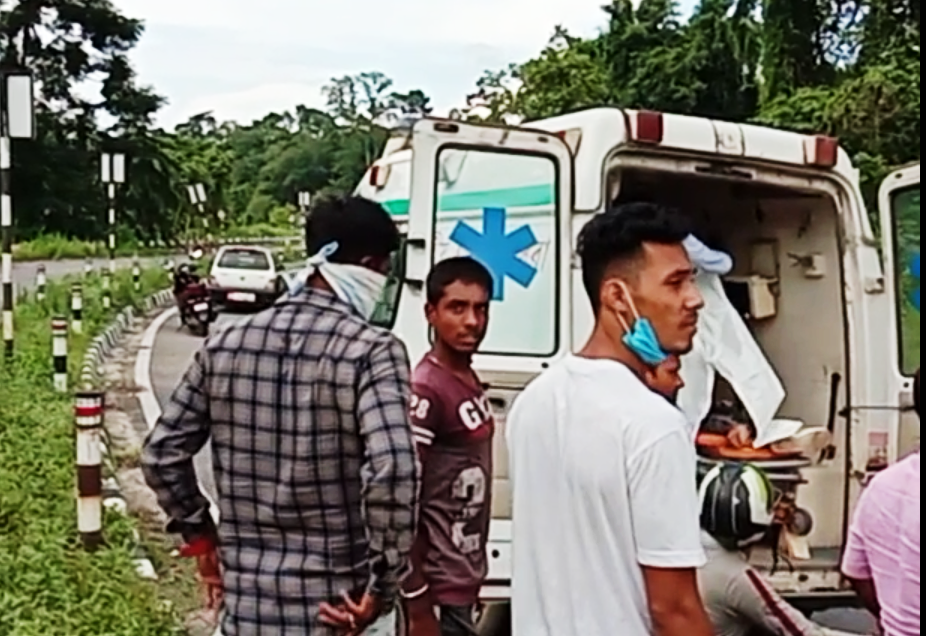 Road Accident In Hojai Lumding, Two Injured