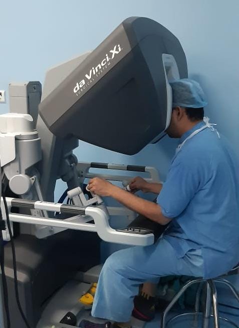 operation through robot, operation in Jodhpur AIIMS