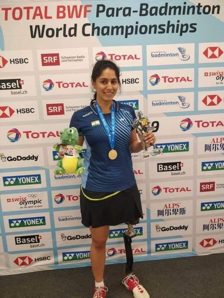 Para-Badminton World Championships : Manasi Joshi Lost one leg in 2011, won gold medal in 2019