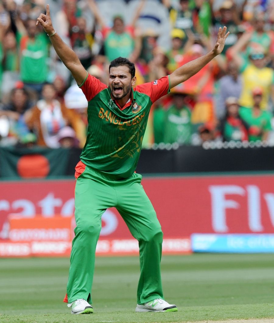 Mashrafe Mortaza led Bangladesh to 2015 World Cup quarter finals.