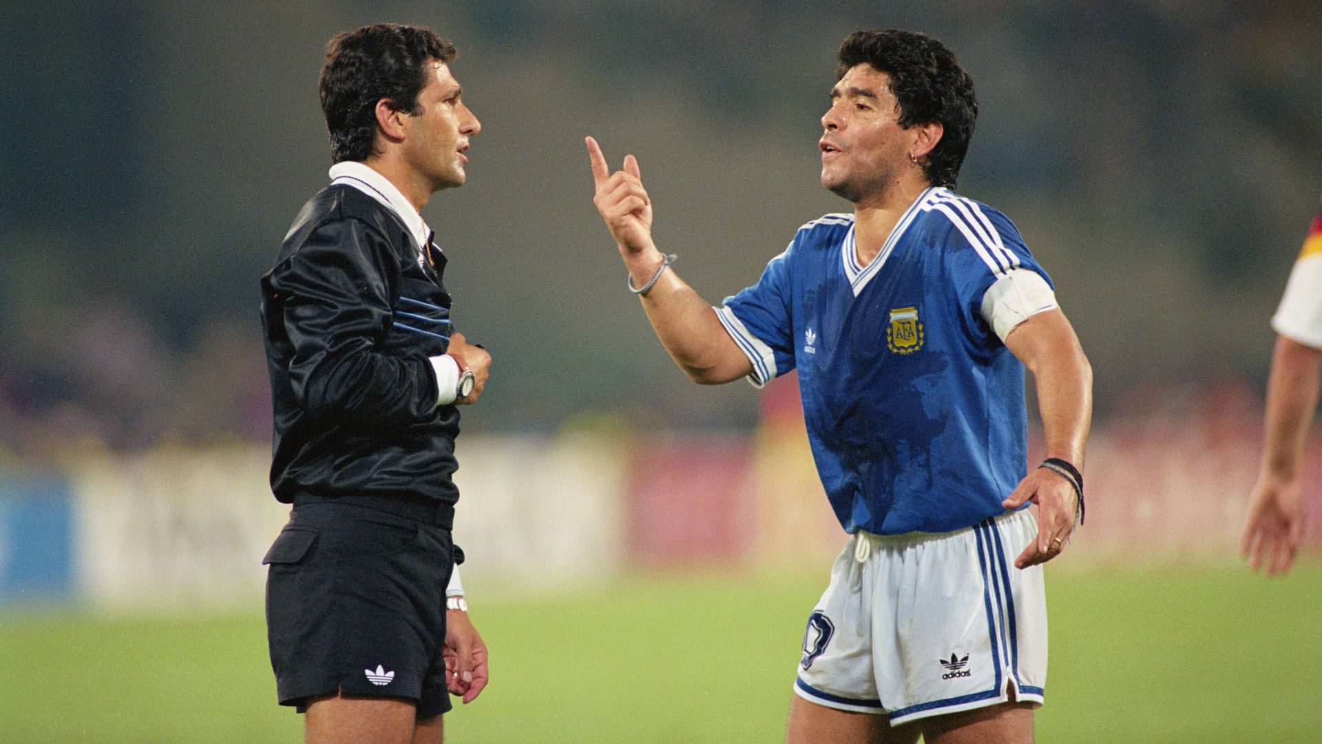 Edgardo Codesal and Maradona