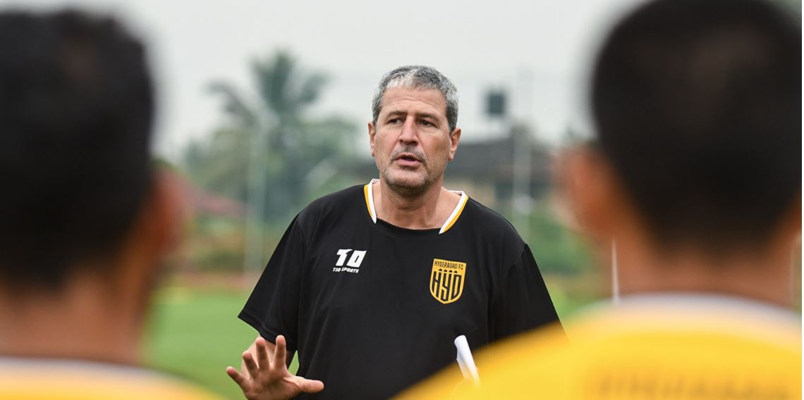 Hyderabad FC head coach Manuel Marquez