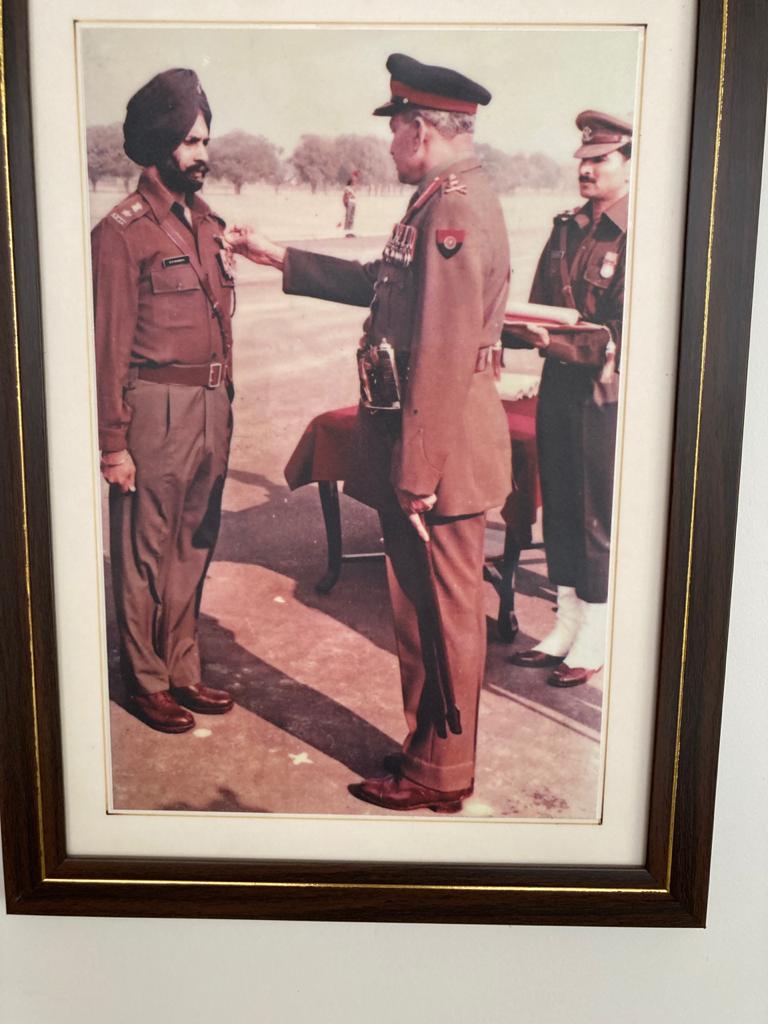 Brigadier GS Sandhu was bestowed with the Vishisht Seva Medal.