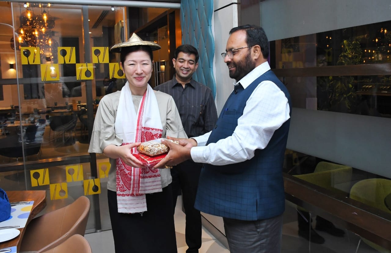 JICA team meets Assam Health Minister Keshab Mahanta