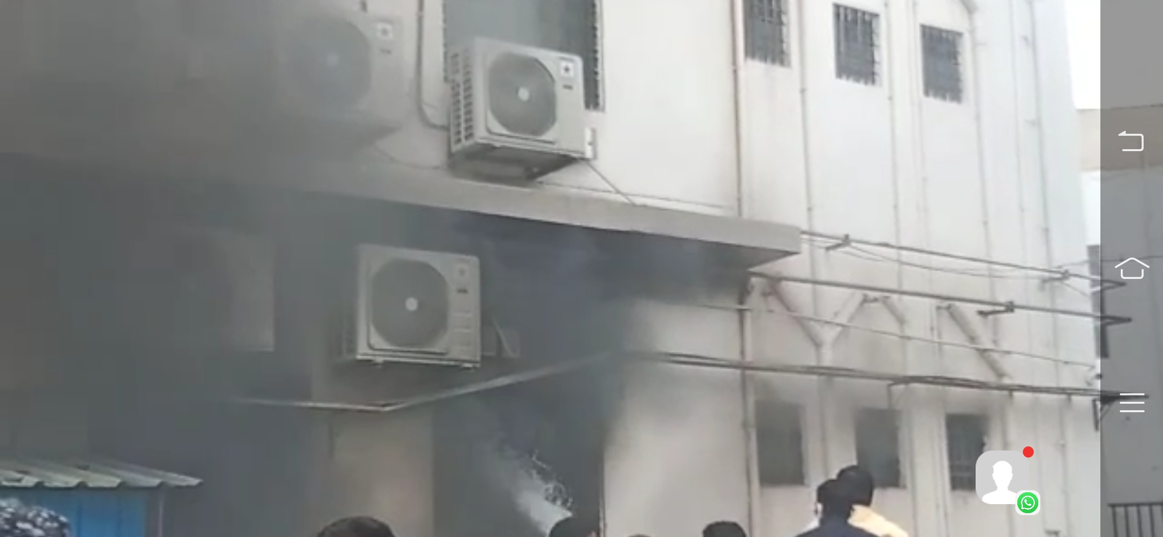 Fire at ICU department of Ahmednagar district hospital Six people died