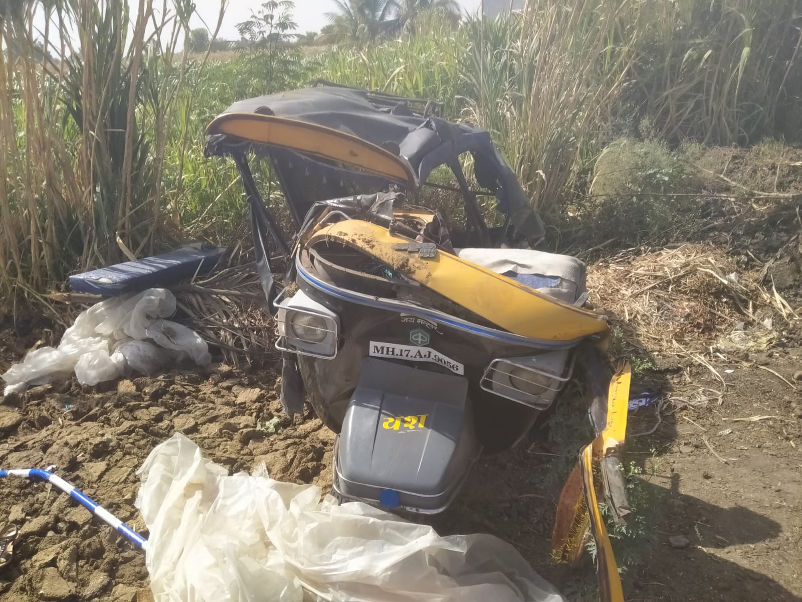 truck-rickshaw accident