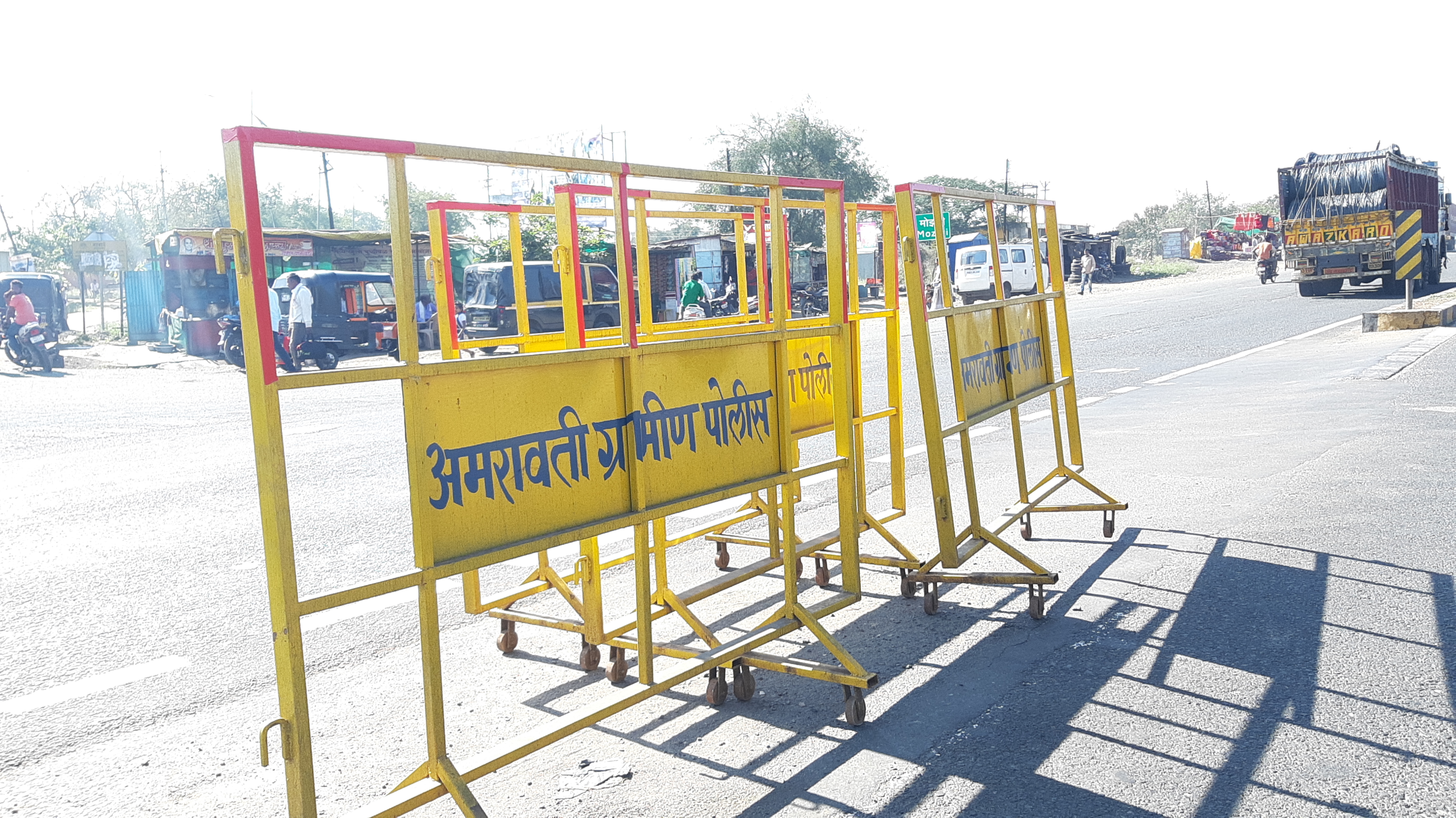 farmer protest in amravati