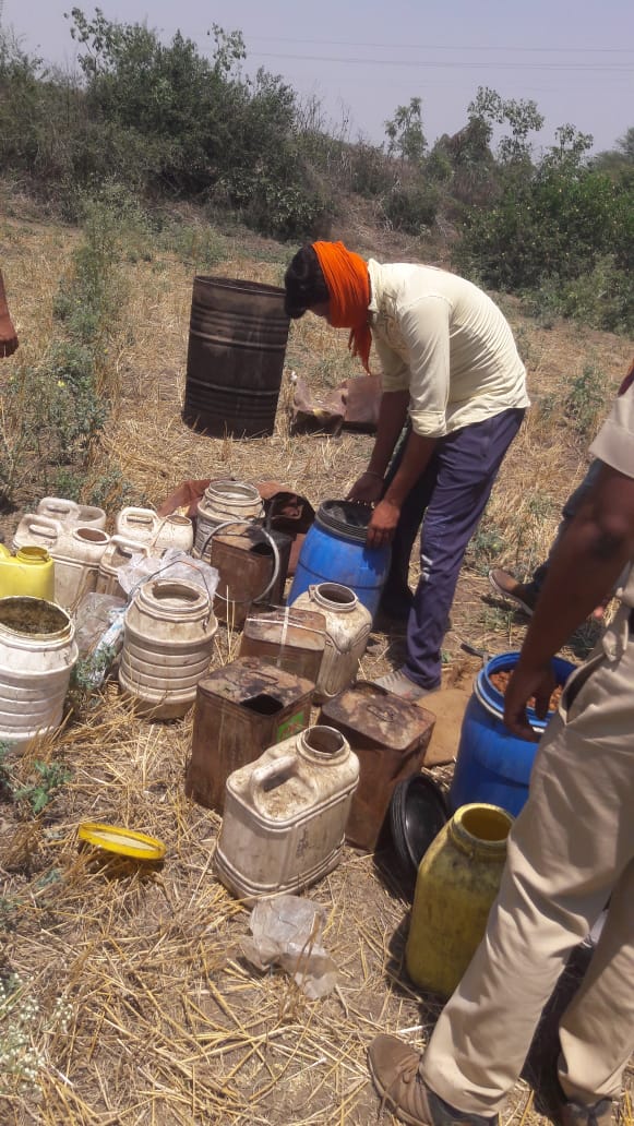 Illegal liqueur in Amaravati