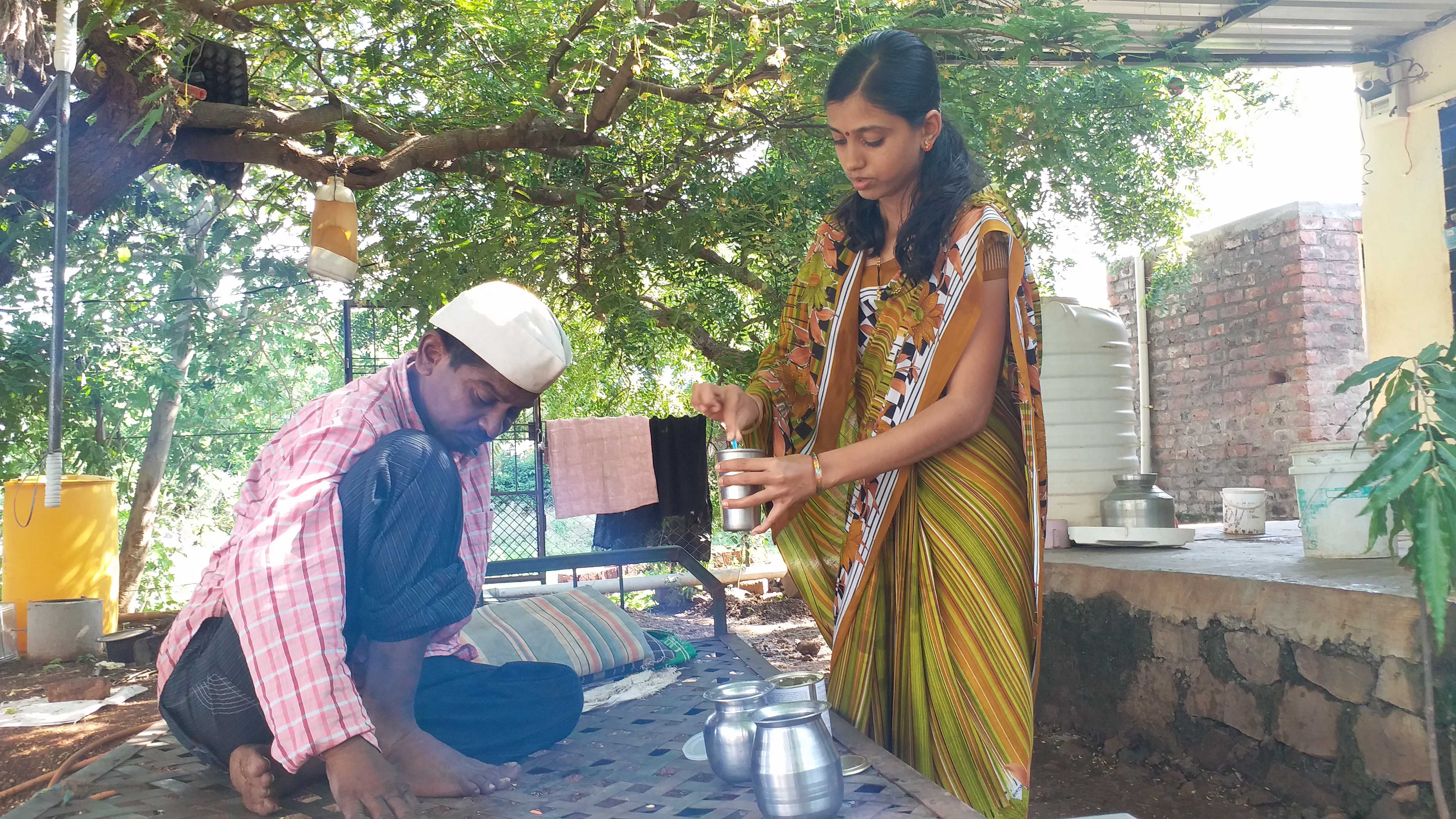 couple starts old age home from three years in beed