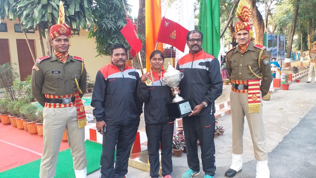 monali jadhav won five gold and one silver in the india police games siliguri