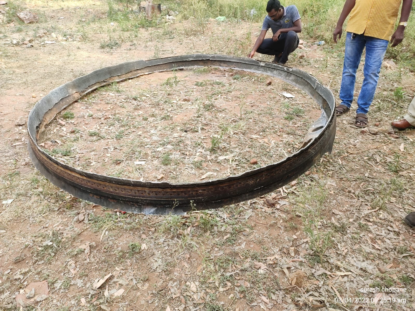 Burnt satellite fragments found in Maharashtra village
