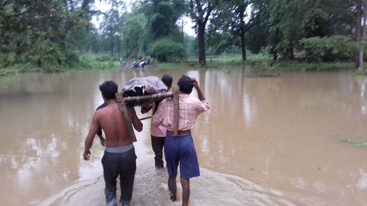 108 ambulances not reach to the villages due to bad roads