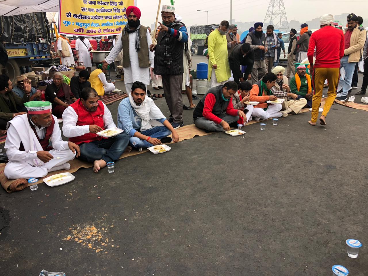 Raju Shetty visited the farmer agitation