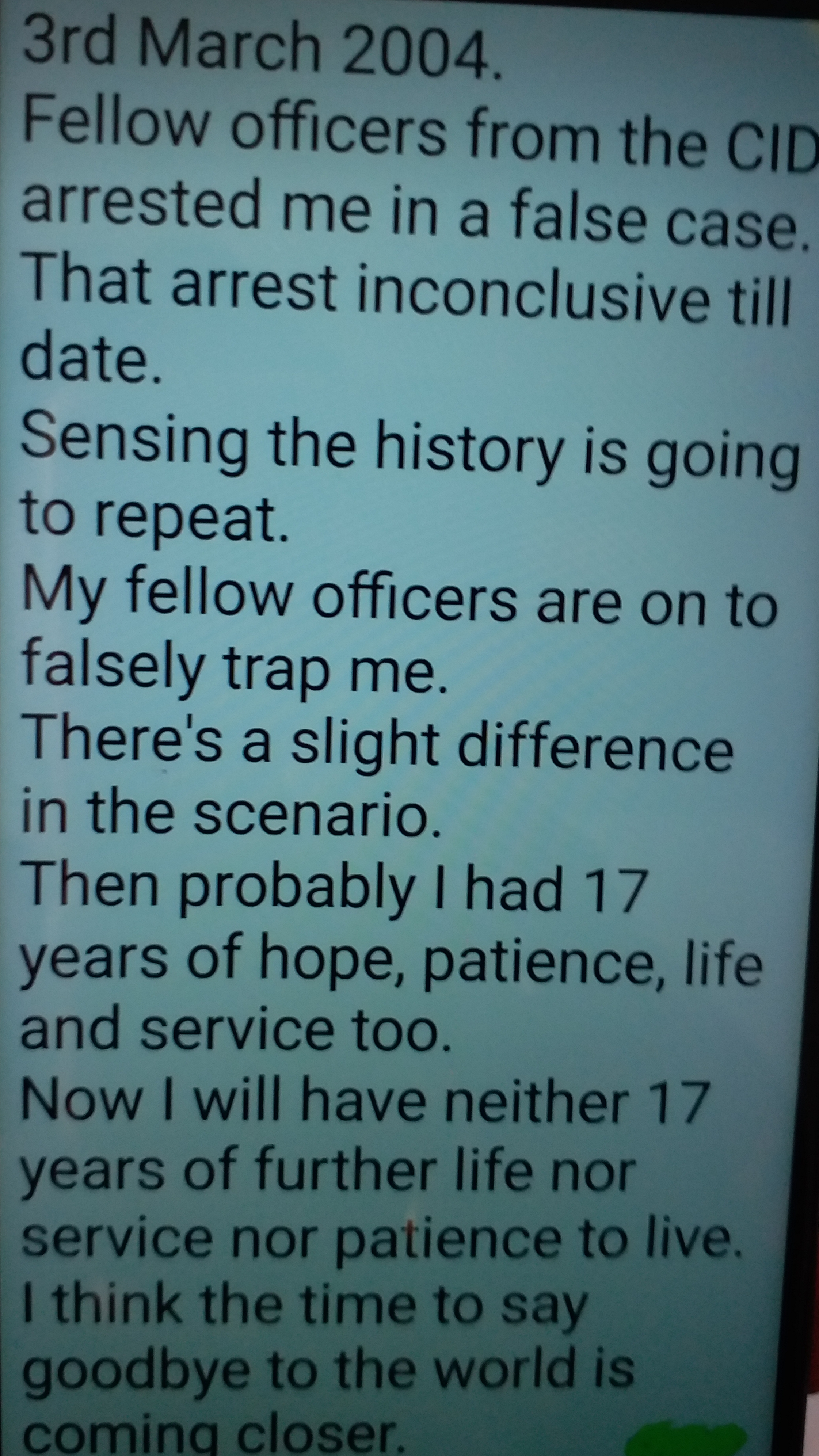 Police officer Sachin Vaze's whats app status says, the time to say goodbye to the world