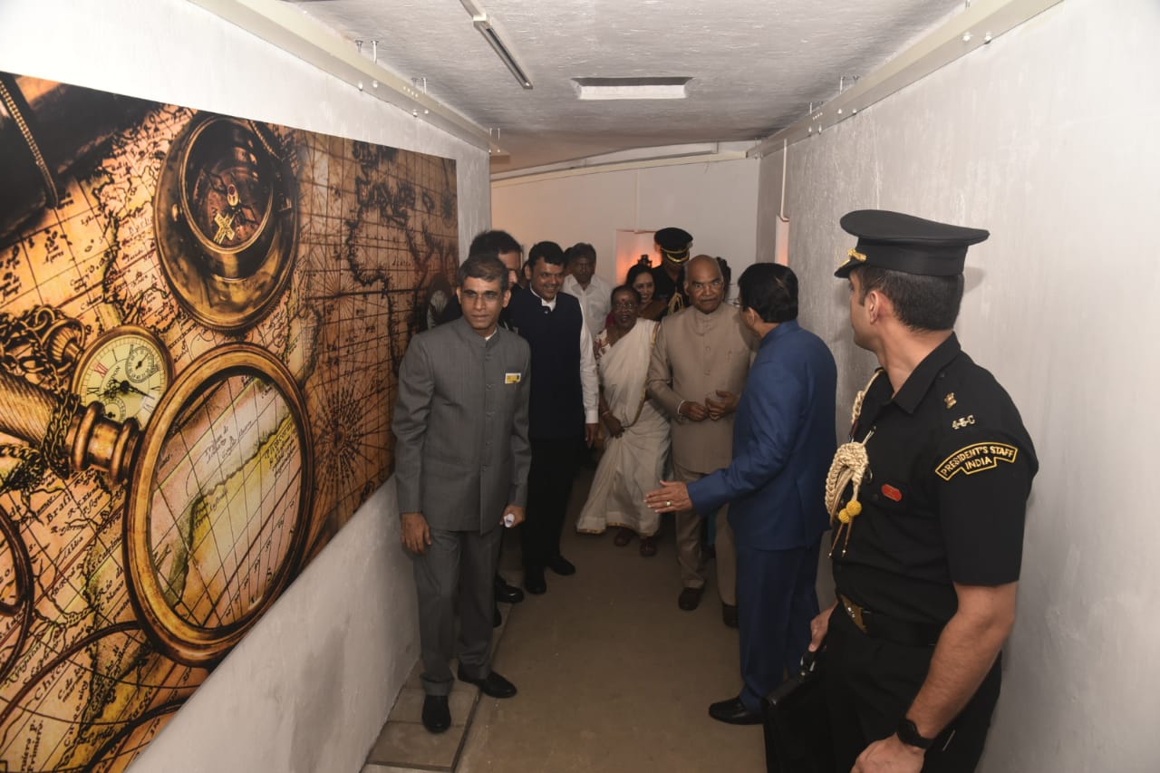 president ramnath kovind Inaugurat an underground museum in the Raj Bhavan