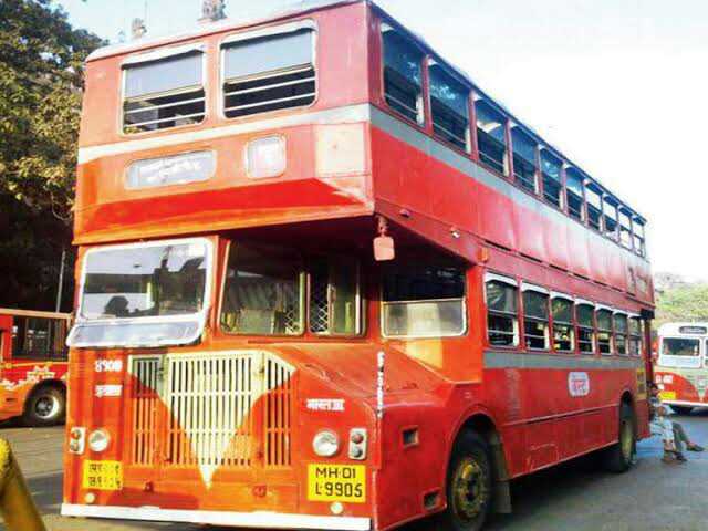 mumbai's double deckers bus