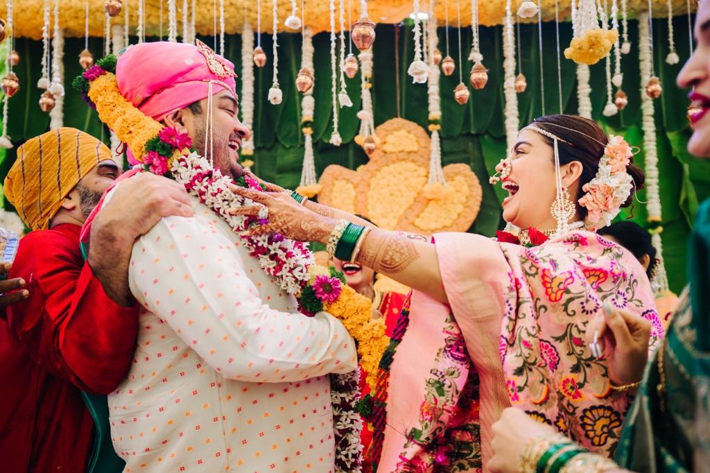 See pics! Nehha Pendse gets married to longtime beau Shardul Bayas