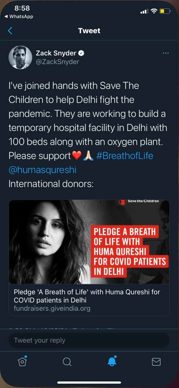 Huma Qureshi to set up hospital facility with 100 beds along with oxygen plant in Delhi