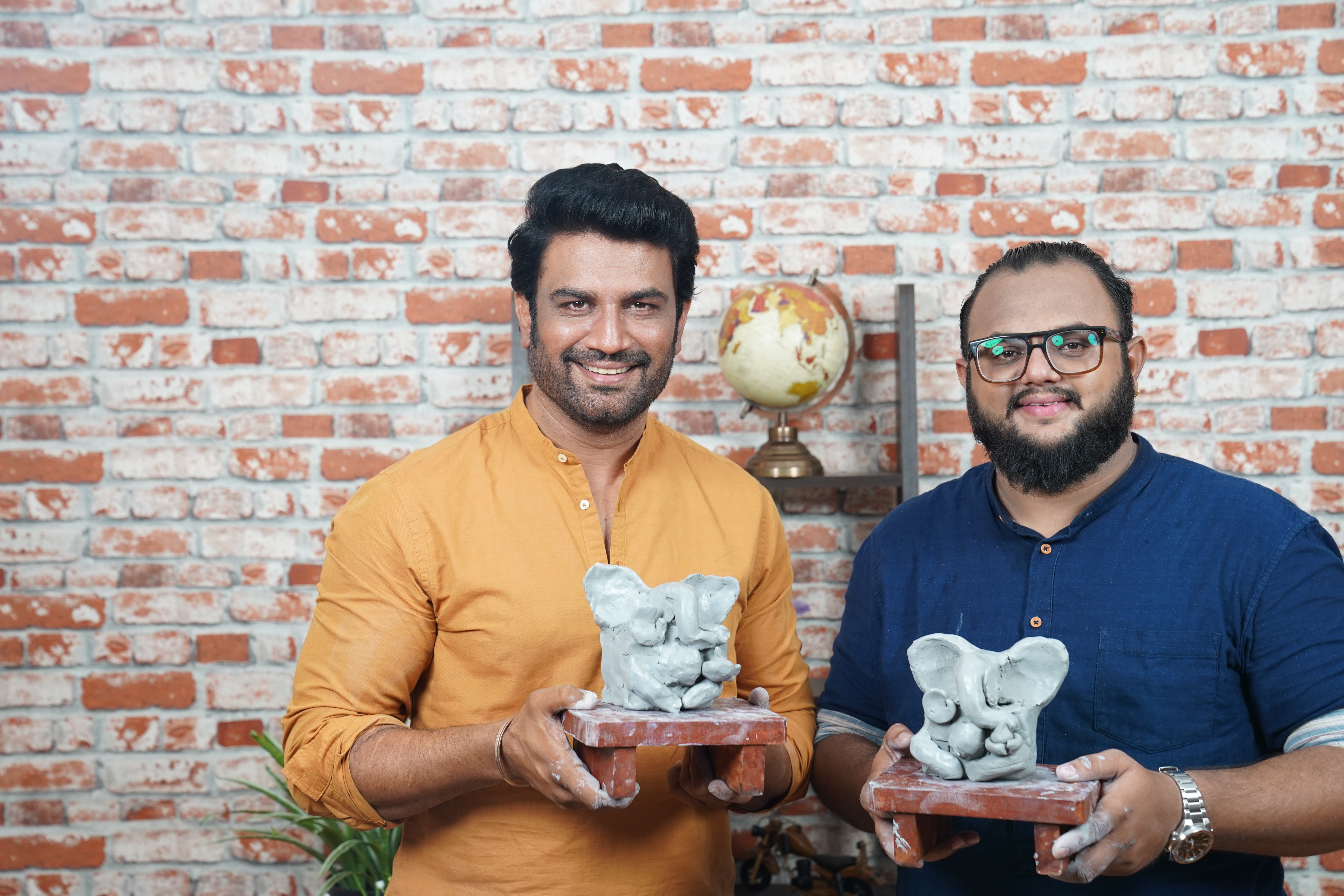 Sharad Kelkar has made eco-friendly Bappa in just 10 mins