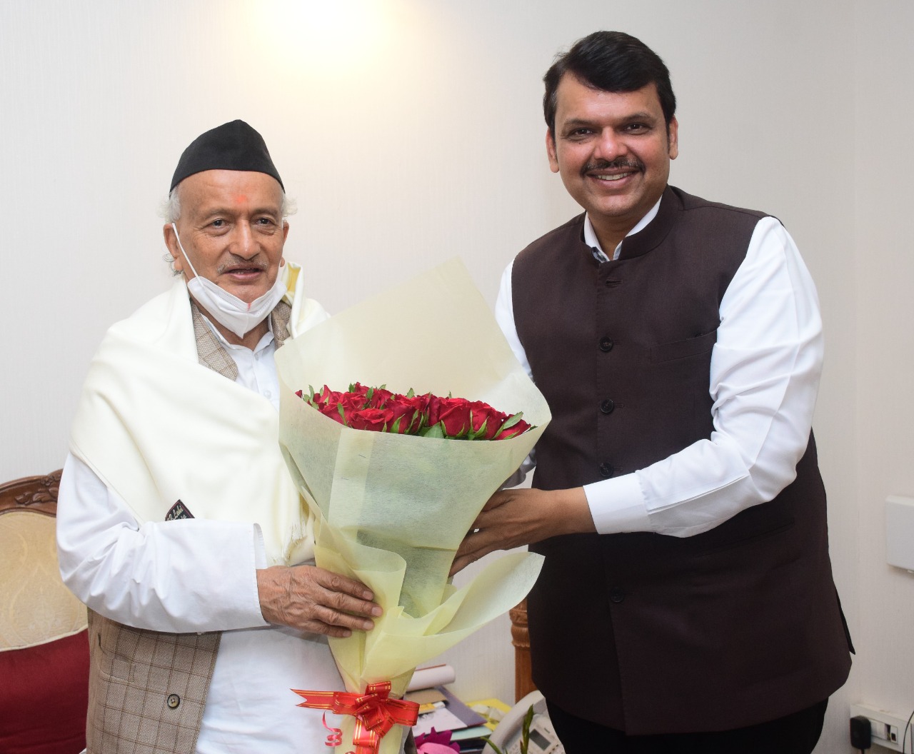 devendra fadnavis Birthday Wish Governer Bhagat Singh Koshyari