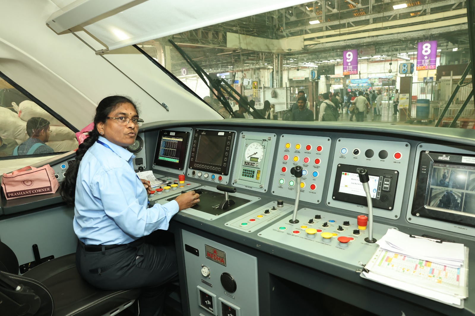 Asia First Woman Loco Pilot