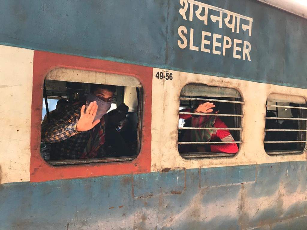 passengers departed from Nanded to West Bengal