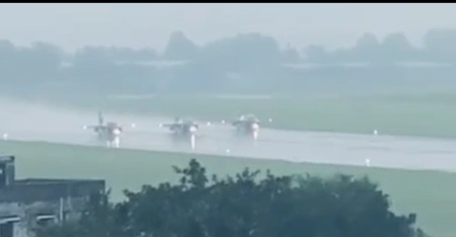 South Korean fighter jets parked at Nagpur airport