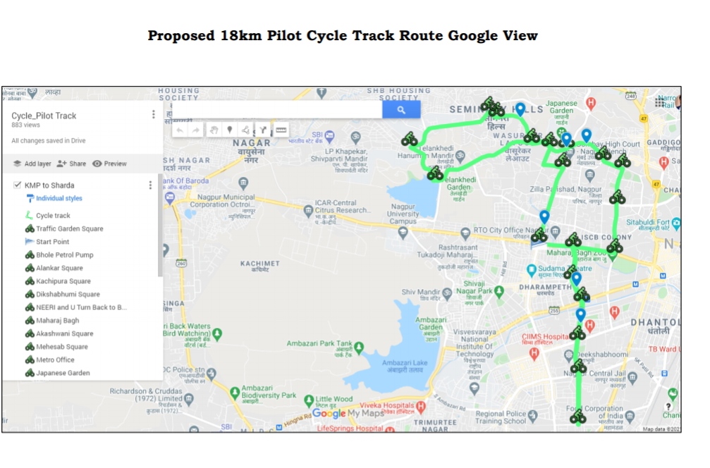 नागपूर; सायकल प्रेमींसाठी स्वतंत्र ट्रॅकची निर्मिती