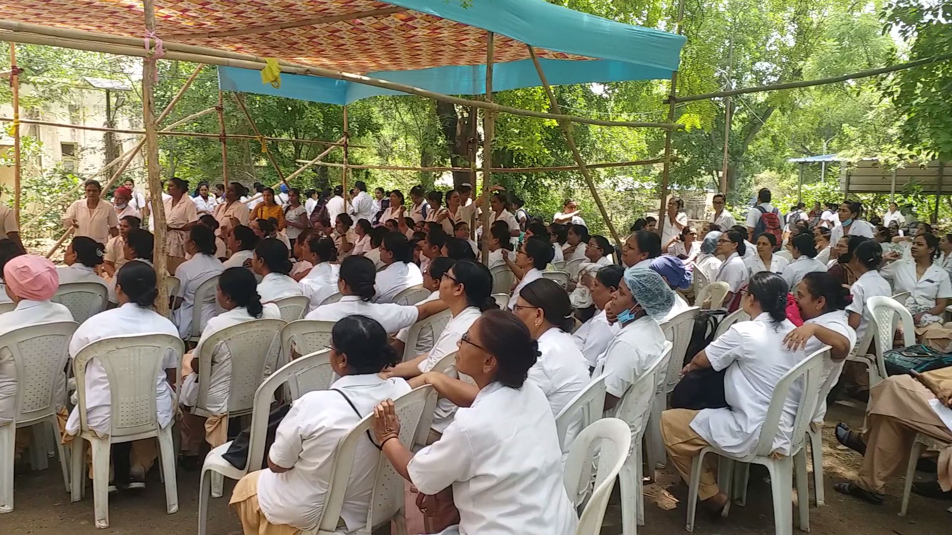 Nurses Strike In Nagpur