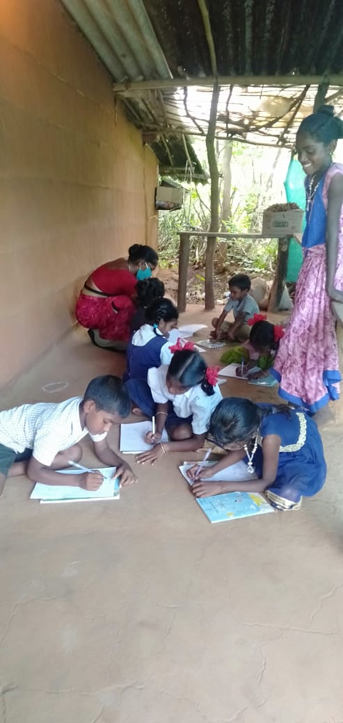 Teacher initiative for students, education is given to students at home in palghar