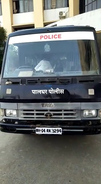 Sanitarization van for Palghar police security in the backdrop of Corona