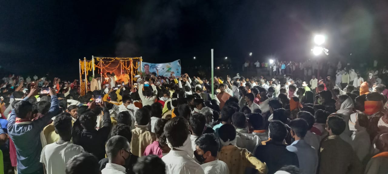 Funeral on Jawan Jijabhau Mohite at Parbhani