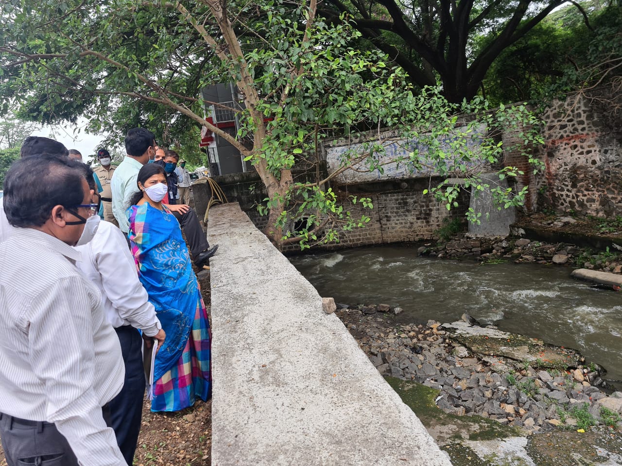 Mayor's pre-monsoon flood control tour in Pimpri-Chinchwad