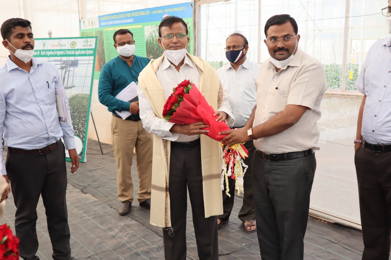 Principal Secretary of State visited Baramati Krishi Vigyan Kendra