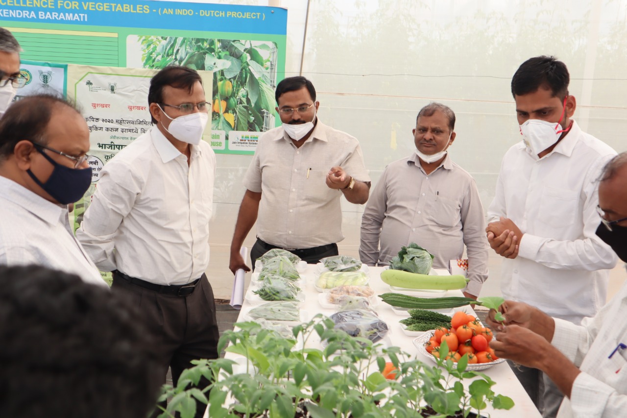 Principal Secretary of State visited Baramati Krishi Vigyan Kendra