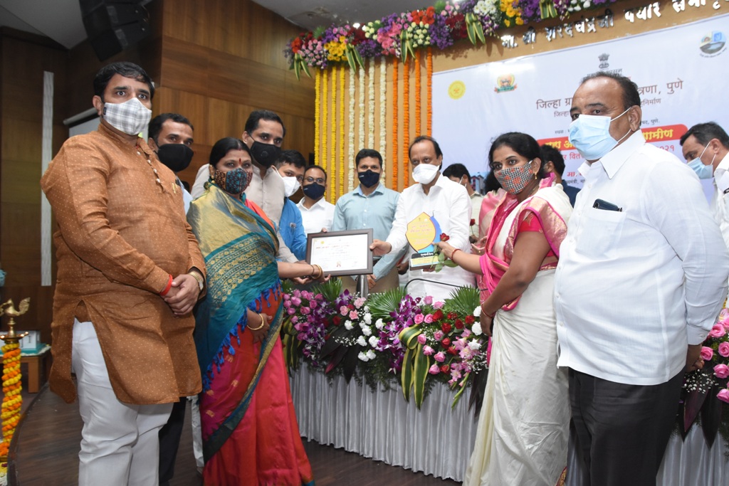 Ajit Pawar distributes awards in pune