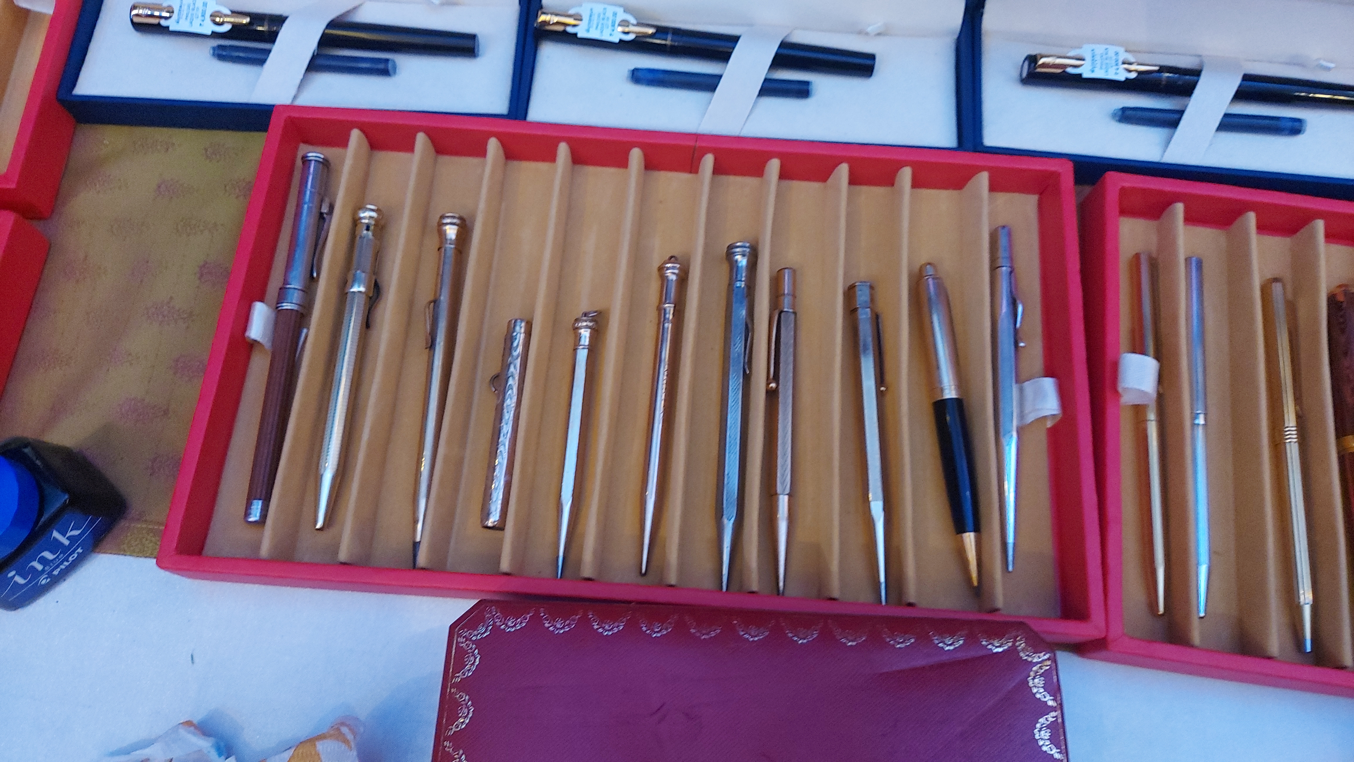 A chance to see different types of pens at the festival