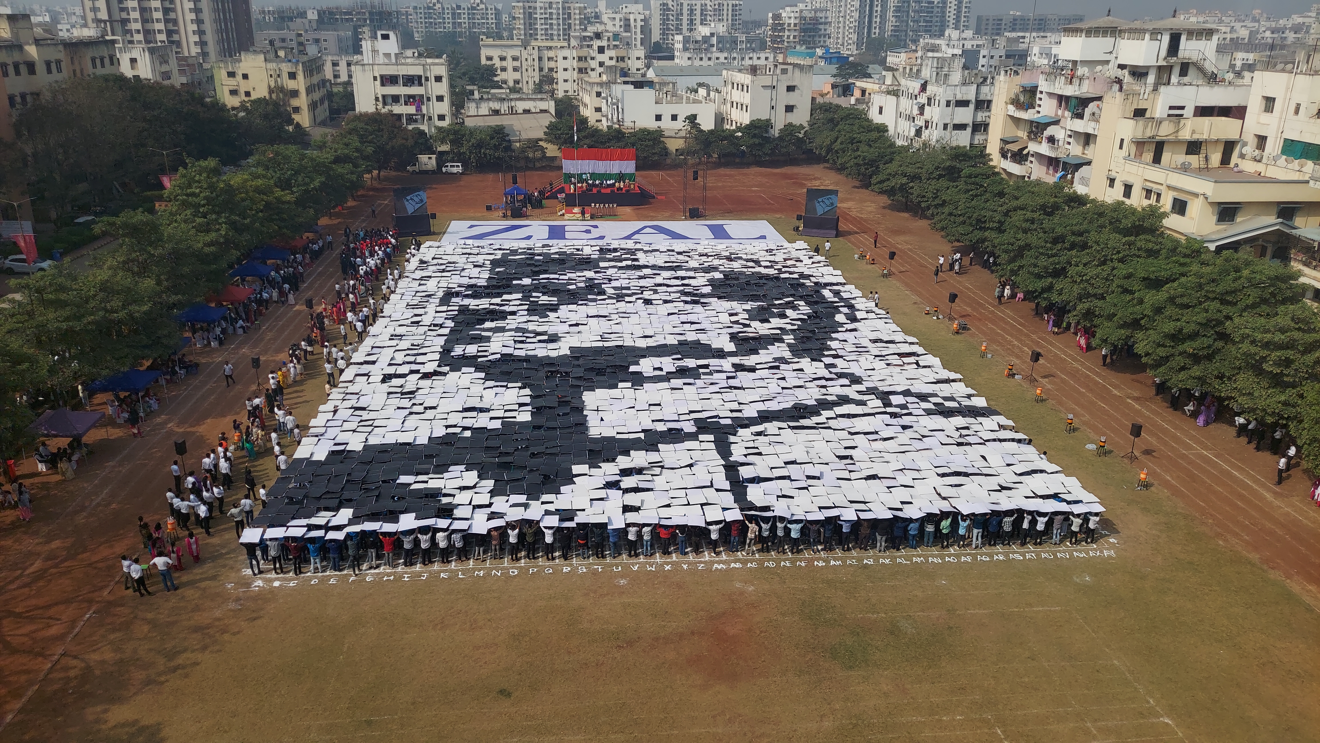 Created Replicas Of Great Men On Republic Day
