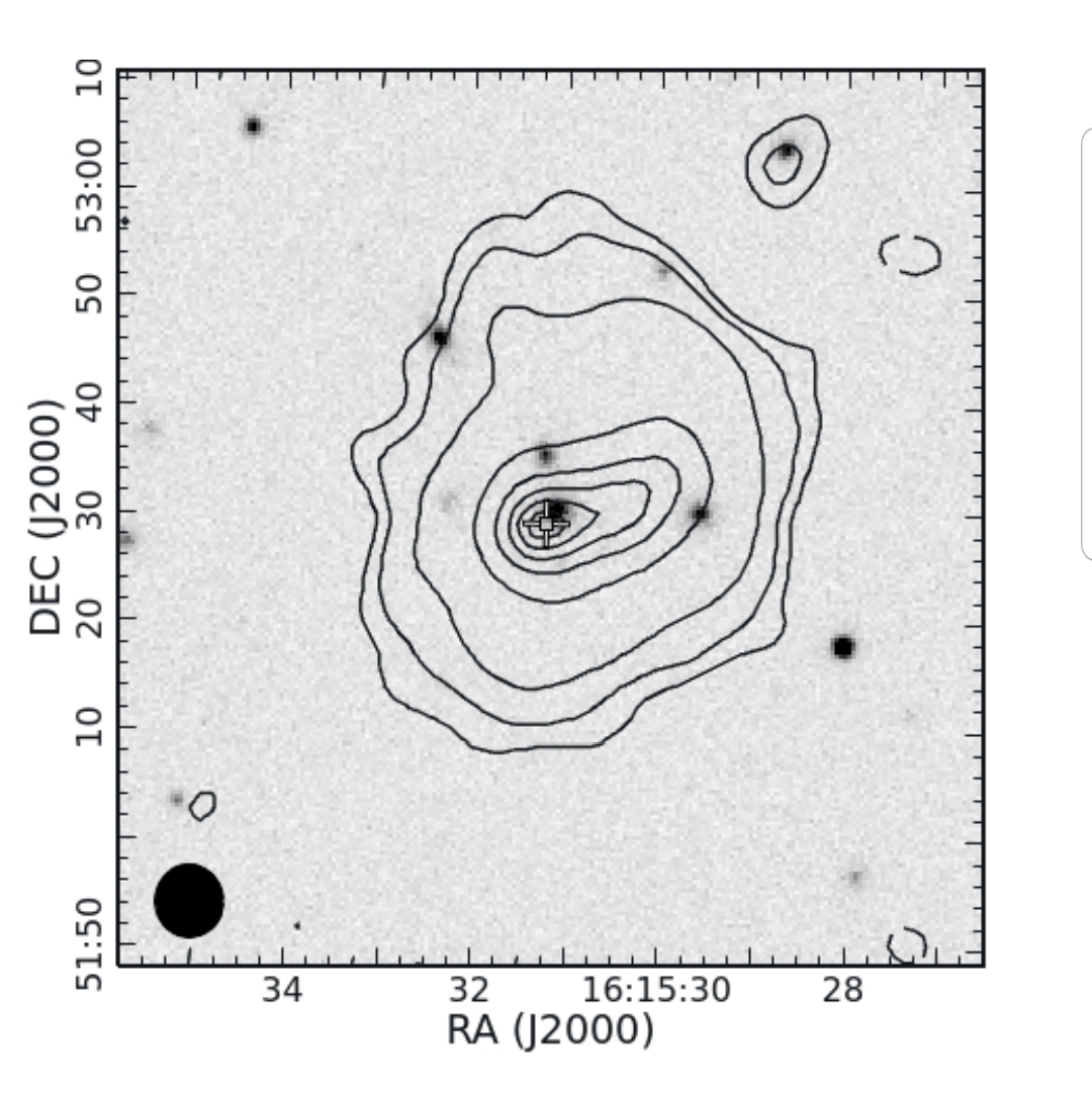 dead galaxy found by GMRT