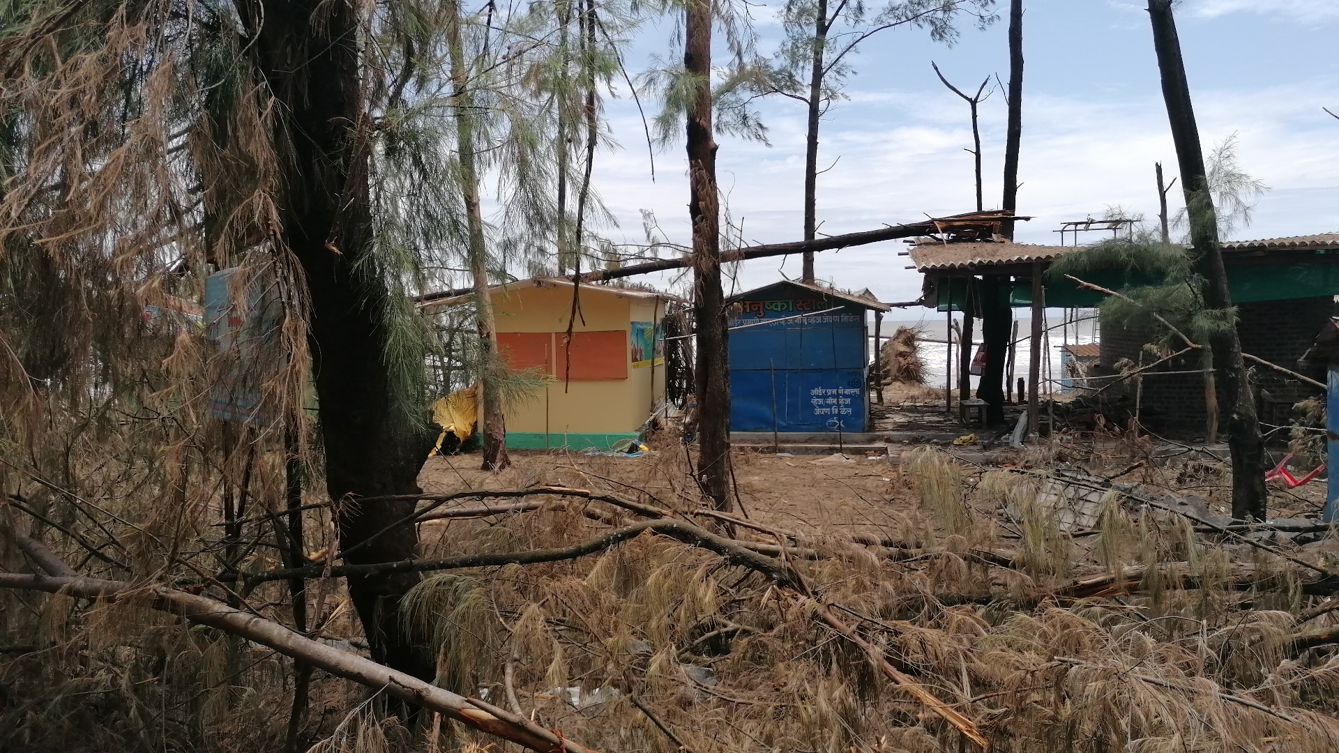 Kashid beach Small business collapsed due to nisarg cyclone