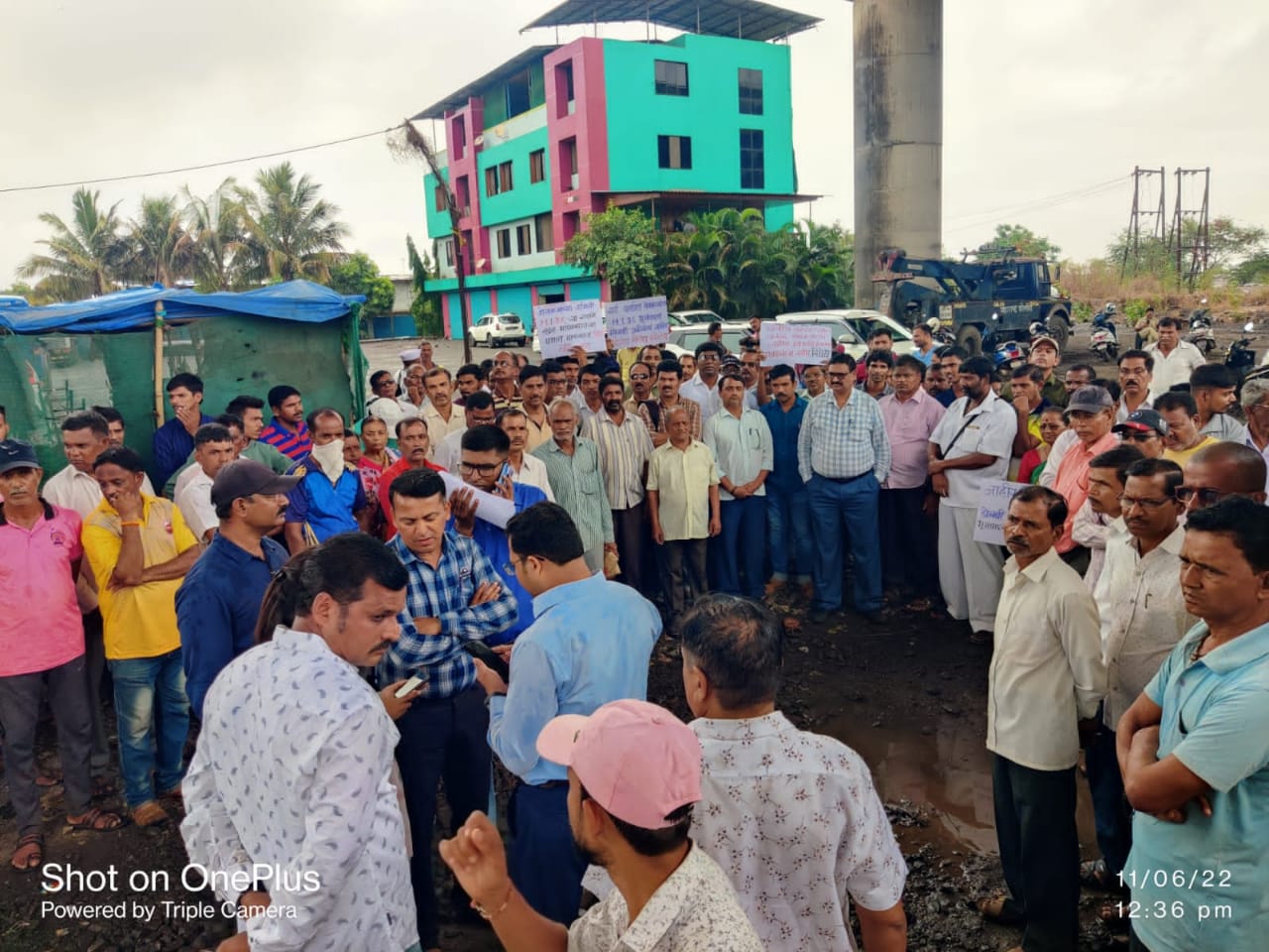 Farmers Rallied Against The MIDC Project