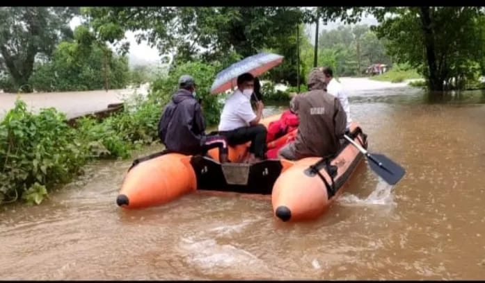 जैनवाडीत पूर