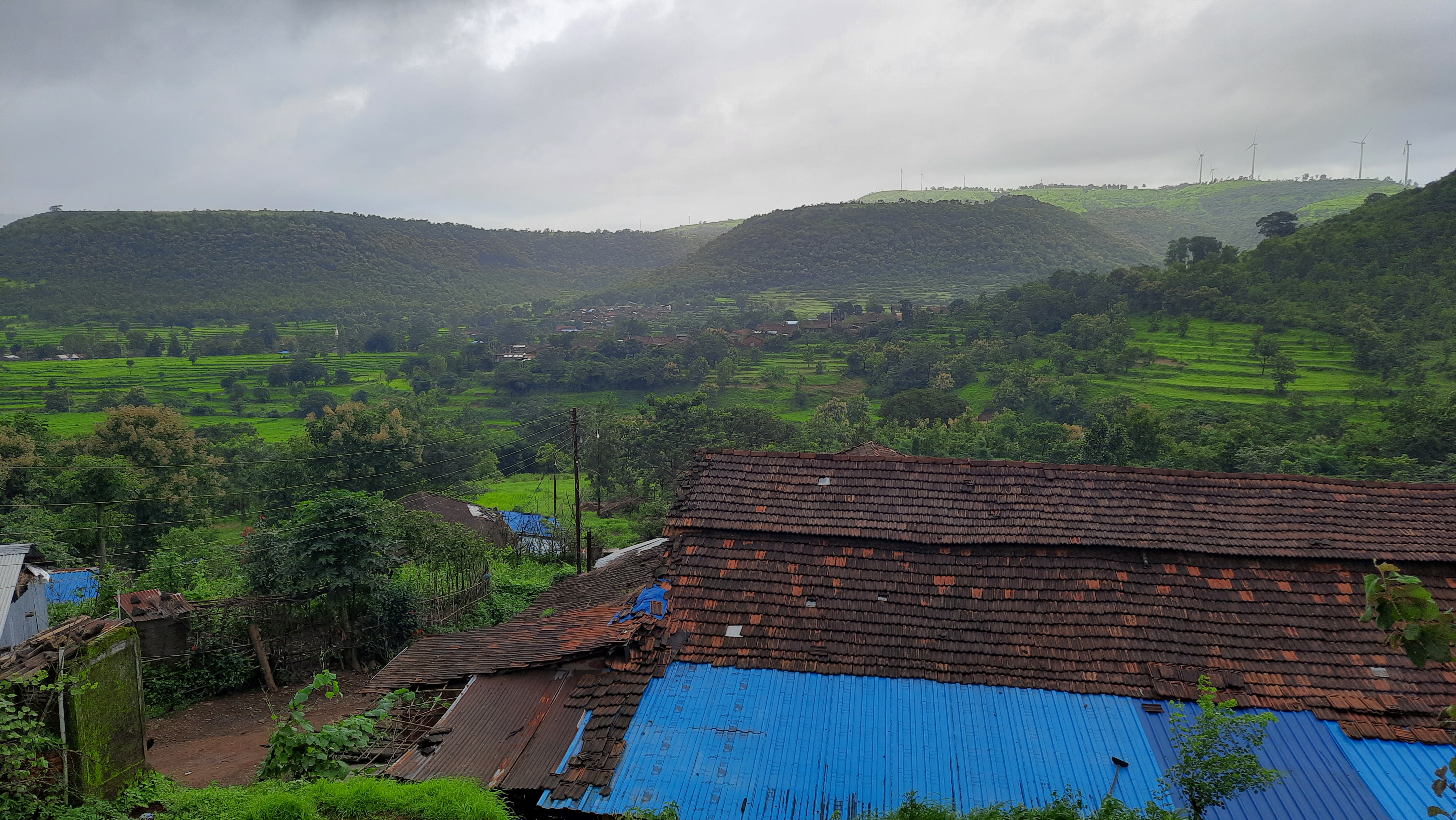 Possibility of landslides in hilly areas of Shirala