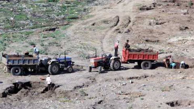 Police action against illegal sand mafia in solapur