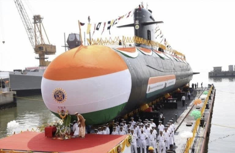 Vagashir submarine inducted into Indian Navy