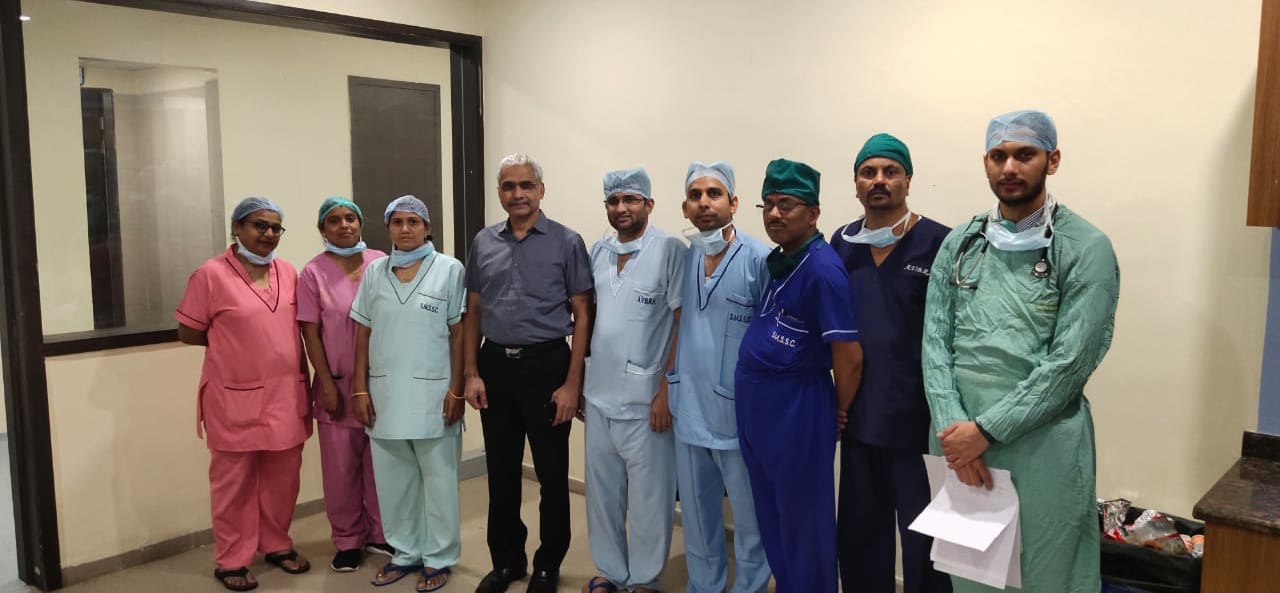 Doctors team After completing successful trasnsplantation process