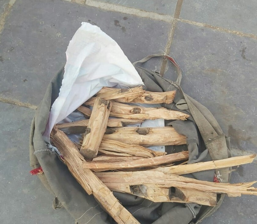 sandalwood stock seized in Yeola