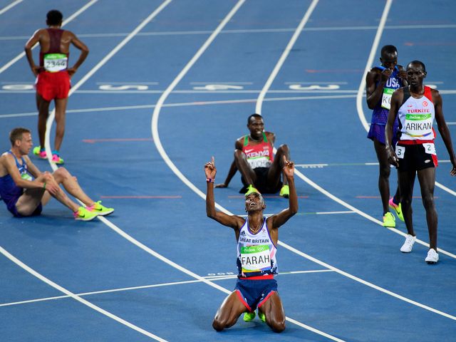 four-time Olympic gold medallist Mo Farah,  Olympics