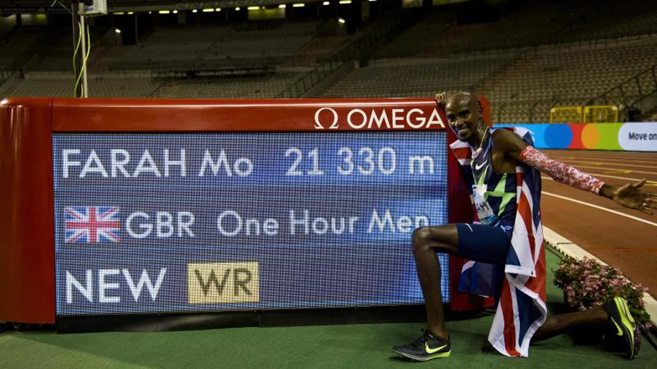 Brussels  Olympic champion  Mo Farah  Sifan Hassan one-hour world record